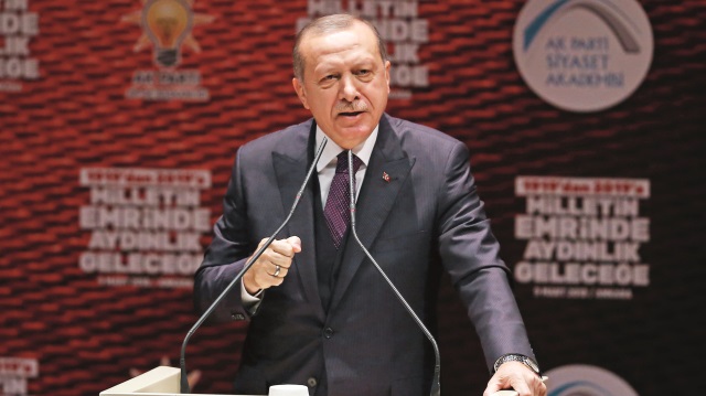 ​Cumhurbaşkanı ve AK Parti Genel Başkanı Tayyip Erdoğan,