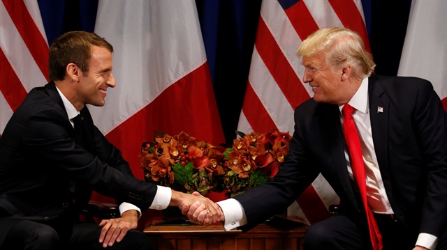 ARŞİV: Fransa Cumhurbaşkanı Macron ve ABD Başkanı Trump