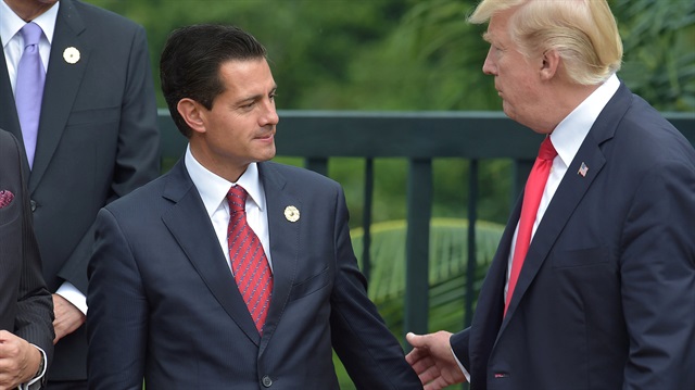 ABD Başkanı Trump ile Nieto telefon görüşmesi gerçekleştirdi. 