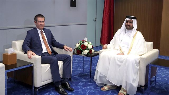Turkish Minister of Defence Nurettin Canikli in Qatar