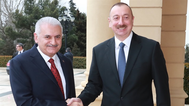 Başbakan Yıldırım Azerbaycan'a geldi.