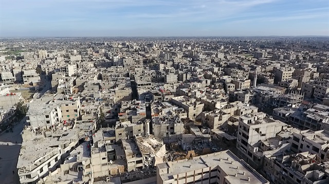 Syria's besieged Eastern Ghouta suburb

