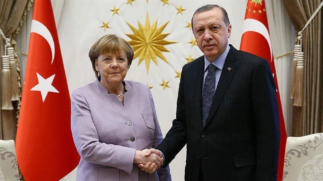 President Recep Tayyip Erdoğan and German Chancellor Angela Merkel