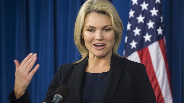 State Department spokesperson Heather Nauert