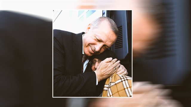 Cumhurbaşkanı Erdoğan, fotoğrafı sosyal medya hesabından paylaştı.