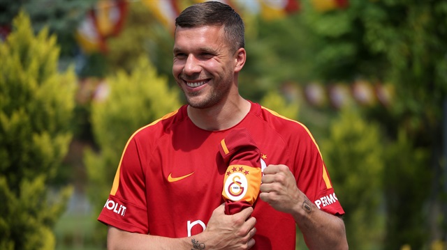 Podolski, Galatasaray'dan ayrılarak Vissel Kobe'ye transfer olmuştu.