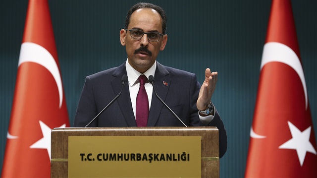 Cumhurbaşkanlığı Sözcüsü İbrahim Kalın.