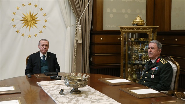 Cumhurbaşkanı Erdoğan, Orgeneral Akar’ı kabul etti