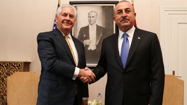 Dışişleri Bakanı Çavuşoğlu ile ABD Dışişleri Bakanı Tillerson