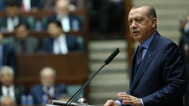 AK Parti Grup Toplantısı Cumhurbaşkanı Recep Tayyip Erdoğan