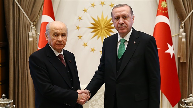 Cumhurbaşkanı Recep Tayyip Erdoğan - MHP Genel Başkanı Devlet Bahçeli