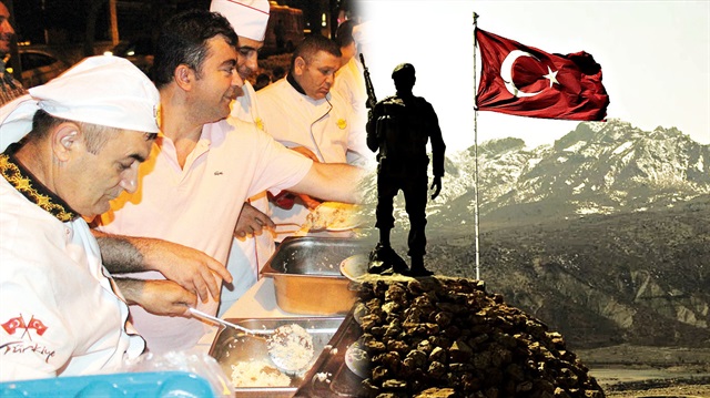 Bekard Yemek& Organizasyon,Nimet Catering ve Henien Gıda Pazarlama çalışanları 1 günlük yevmiyelerini Mehmetçik'e gönderdi.