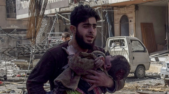 Regime airstrikes kill 59 more civilians in Eastern Ghouta

