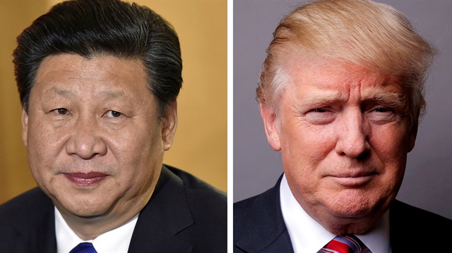 A combination of photos shows Chinese President Xi Jinping (L) and U.S. President Donald Trump (R).