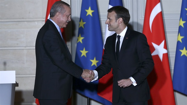 ​Cumhurbaşkanı Erdoğan ve Fransa Cumhurbaşkanı Macron