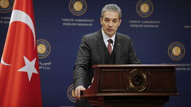 Turkish Foreign Ministry spokesman Hami Aksoy  