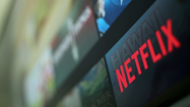 File Photo: The Netflix logo is pictured on a television 