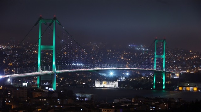 من إسطنبول.. جسور البوسفور تشارك باكستان الشقيقة بيومها الوطني