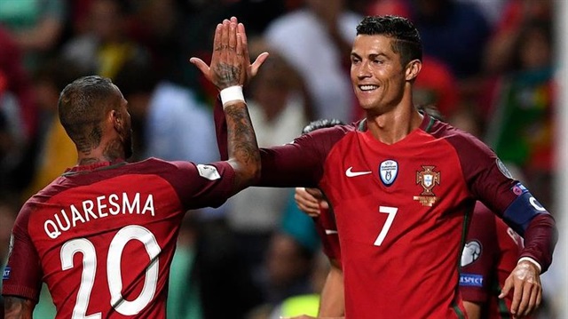 Ronaldo ile Quaresma'nın iş birliği Portekiz'i galibiyete taşıdı.