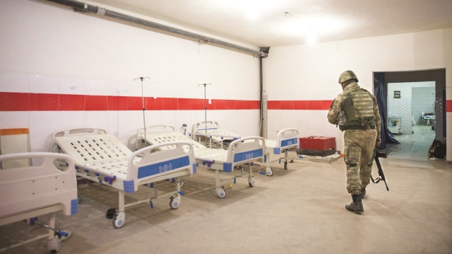 Teröristler yer altı hastanesi kurmuş