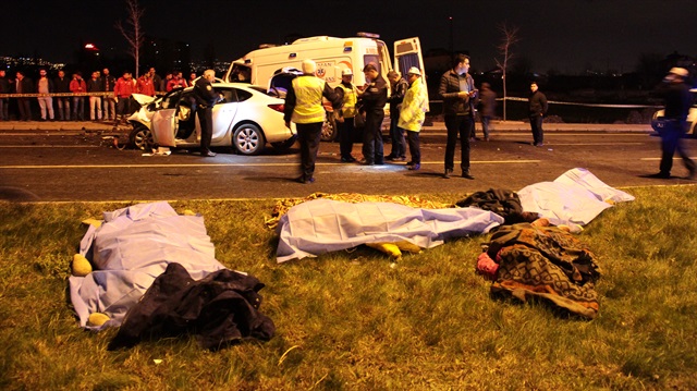Kayseri'deki kazada 5'i aynı aileden olmak üzere 6 kişi hayatını kaybetti.