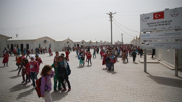 Tent citiy in Akcakale, southeastern Sanliurfa.