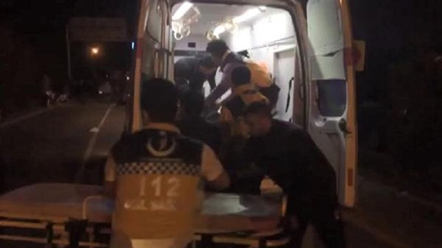 Kazanın ardından alev alan minibüsteki 15 kişi öldü, 30 kişi yaralandı.