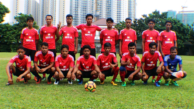 A football team formed in Malaysia by Rohingya who fled nearby Myanmar is working to raise their international profile and show what Rohingya can do when not suffering from oppression