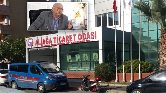 Polis ekipleri bu sabah Aliağa Ticaret Odası'na FETÖ operasyonu düzenledi.