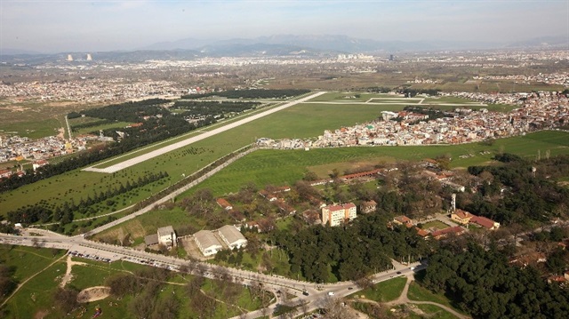Bursa şehir merkezinde bulunan Yunuseli Havalimanı