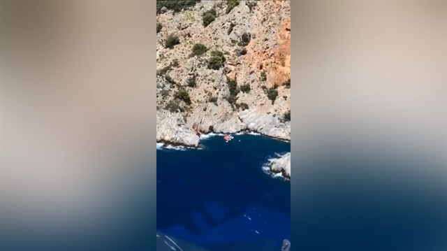 Muğlada batan tekneyle ilgili yeni görüntüler