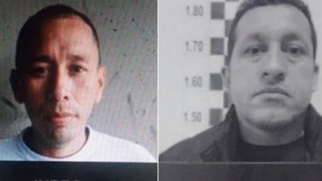 Hapishaneden kaçan mahkumlar: John Alejandro Gutierrez Rincon ve Olmedo Vargas Padilla