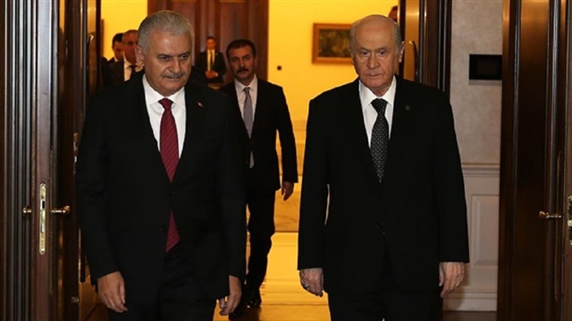 Başbakan Yıldırım ve MHP Lideri Bahçeli bugün Meclis'te bir görüşme gerçekleştirecek.