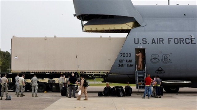 Portable US armory transported from Turkey's Incirlik Air Base