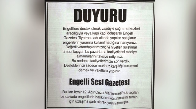 Engelli Suistimalleri Icin Emsal Dava