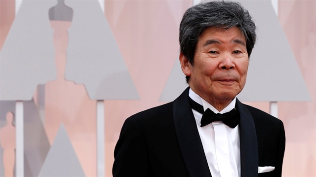 File Photo: Isao Takahata, one of two best animated film nominees for the film "The Tale of Princess Kaguya," arrives at the 87th Academy Awards in Hollywood, California February 22, 2015.