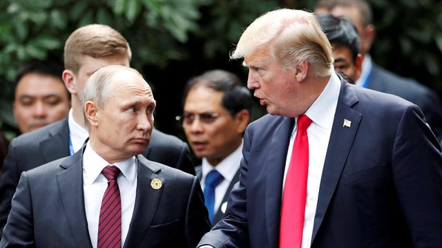 U.S. President Donald Trump and Russia's President Vladimir Putin.