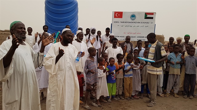İmam Hatim Lisesi öğrencileri tarafından Sudan'da okulun adını taşıyan 4 su kuyusunun açılışı yapıldı