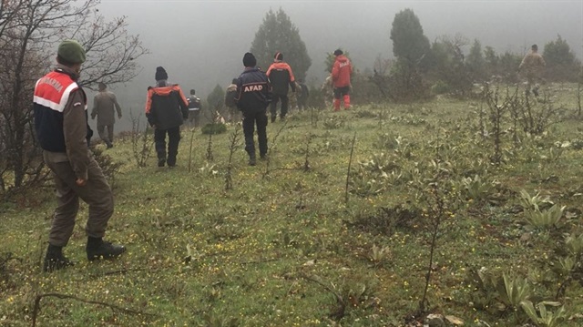 Kaybolan çobanın cesedi, Jandarma ve AFAD ekiplerince bulundu. 