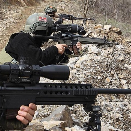 Seven PKK terrorists 'neutralized' in N. Iraq, SE Turkey