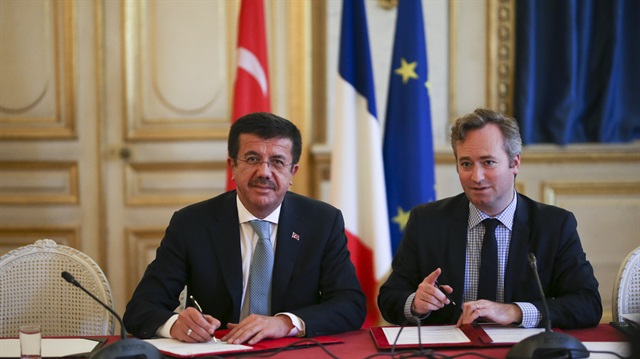 وزير الاقتصاد التركي: 15 مليار دولار حجم التبادل التجاري بين تركيا وفرنسا