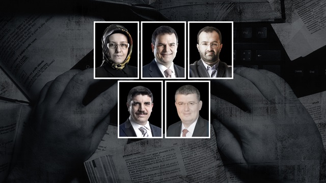 Fatma Barbarosoğlu, Kemal Öztürk, Taha Kılınç, Yasin Aktay ve Mehmet Acet. 