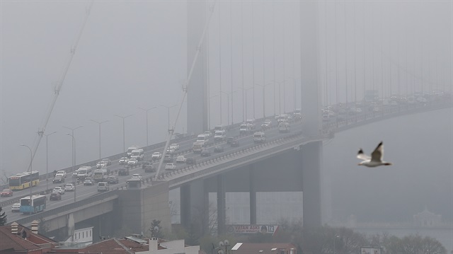 İstanbul'da da bugün sis bekleniyor.