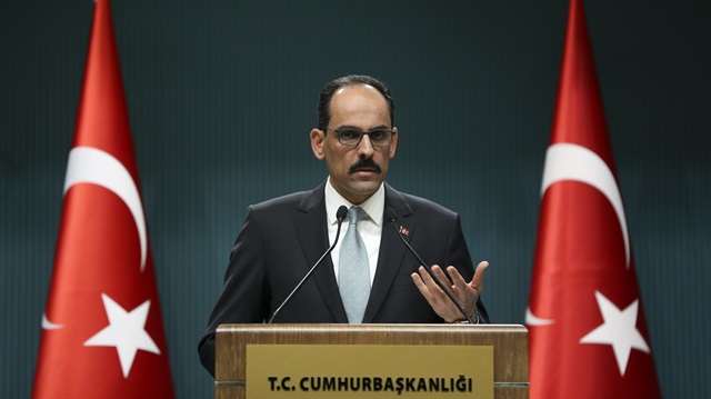 Turkish Presidential spokesman Ibrahim Kalin

