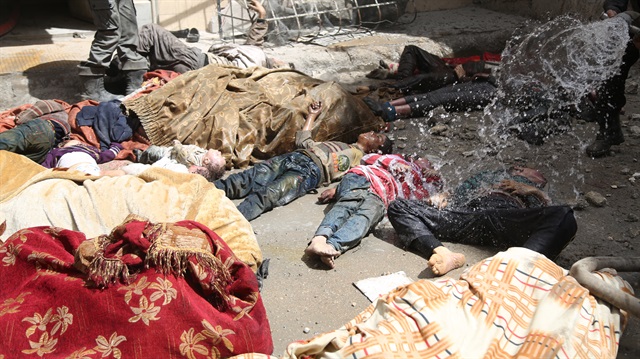 Victims of Assad's gas attack in Eastern Ghouta

