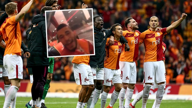 Galatasaray'ın Başakşehir'i yendiği maçtan önce takım otobüsünde çalınan şarkı ve futbolcuların motivasyon şekli dikkati çekti. 