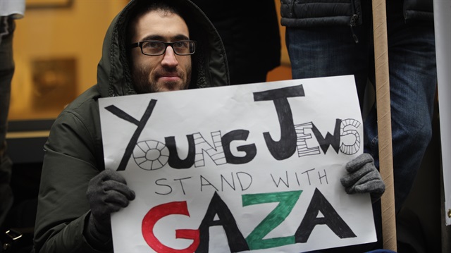 Yahudiler, İsrail'in Gazze'ye uyguladığı ablukayı protesto etti