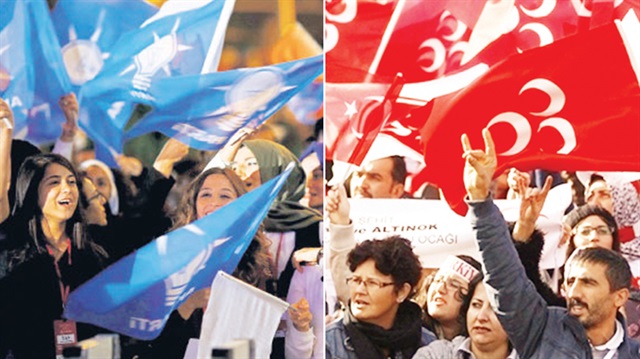 AK Parti-MHP arasındaki olası ittifak dengeleri değiştiriyor.