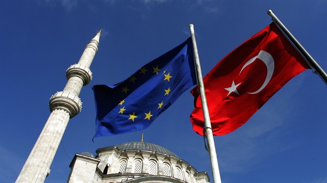 AB ve Türkiye bayrağı