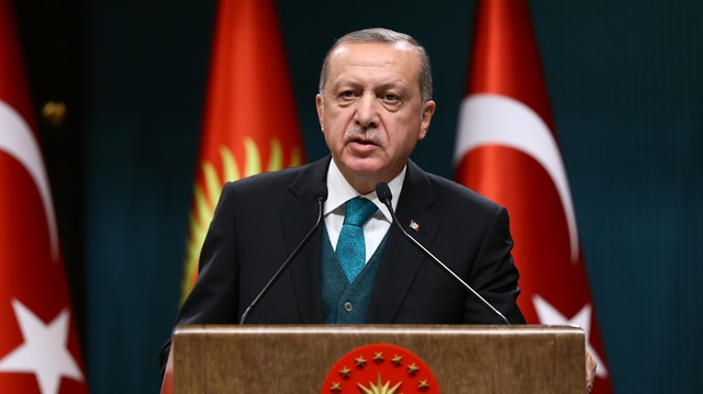 Cumhurbaşkanı Erdoğan Külliye'de açıklama yapıyor